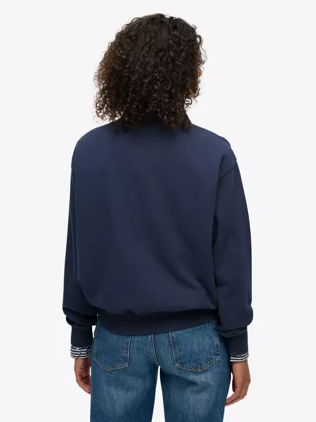 Свободная толстовка в стиле лоу-фай для активного отдыха, цвет Юта Голд Superdry, Lauren Navy — фото 2