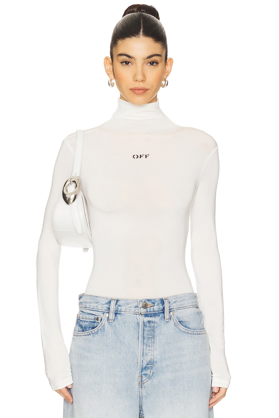 

Водолазка off stamp second skin Off-White, черный