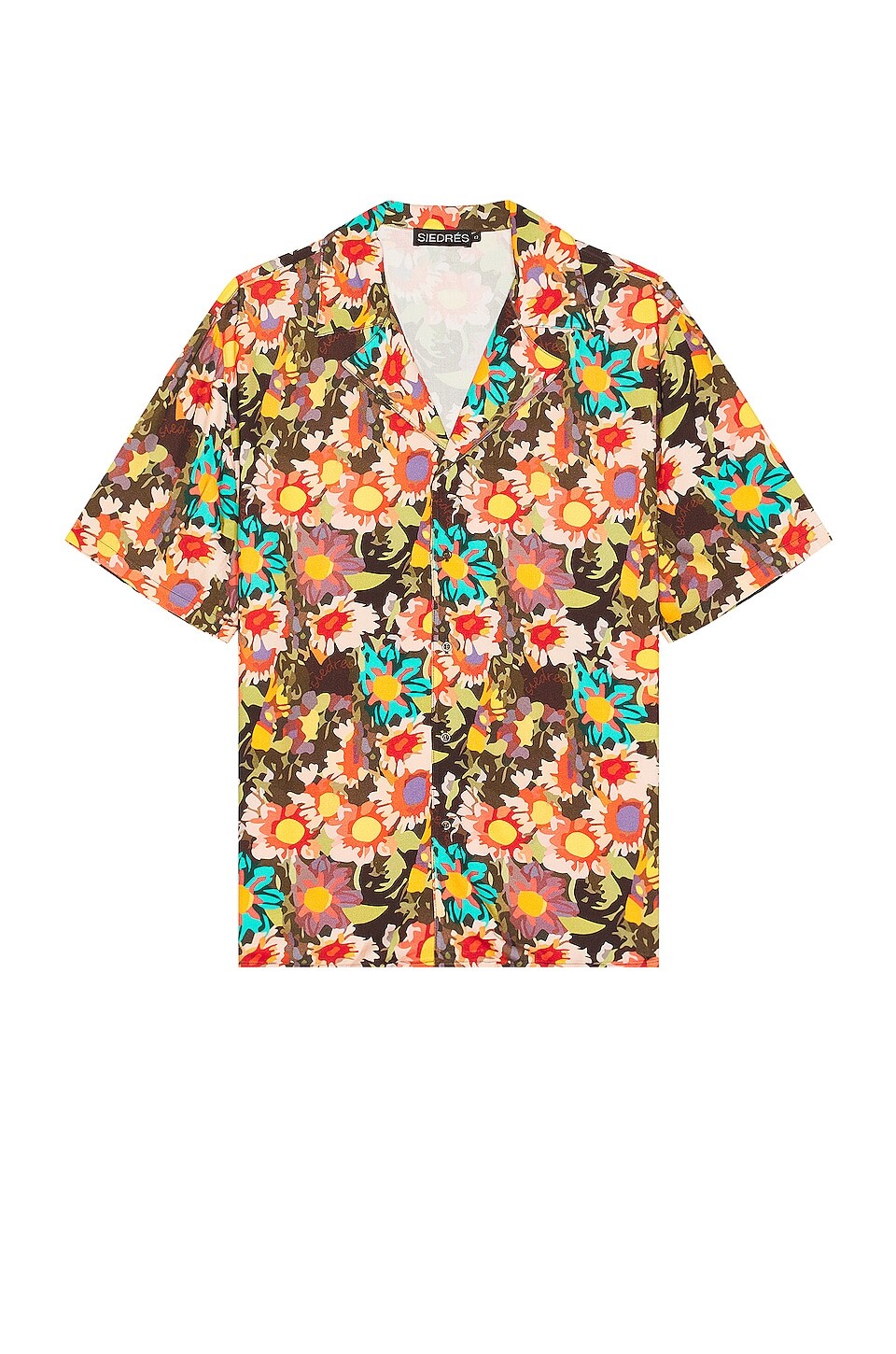 

Рубашка SIEDRES Mandarin Collar Short Sleeve, цвет Multi