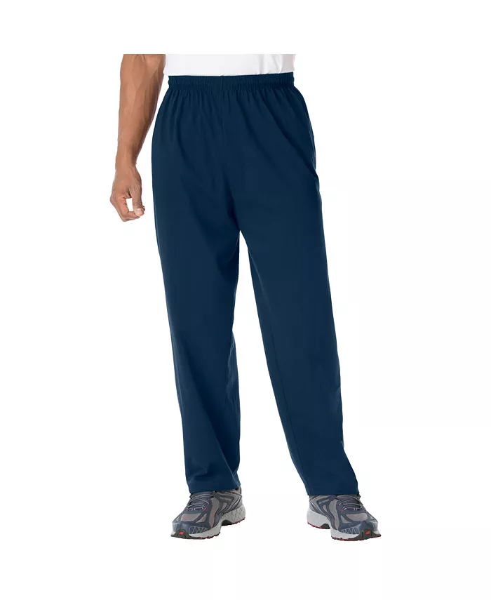 

Большие и высокие легкие джерси спортивные штаны с открытым низом Kingsize, синий