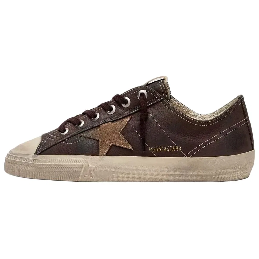 Кеды V Star Low Golden Goose коричневые