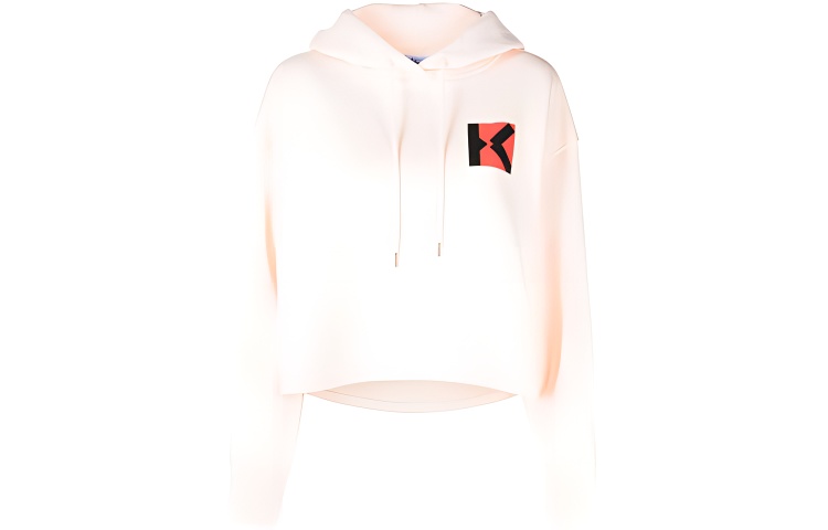 

Kenzo Женская толстовка розового цвета с капюшоном, размер S, стандартный размер