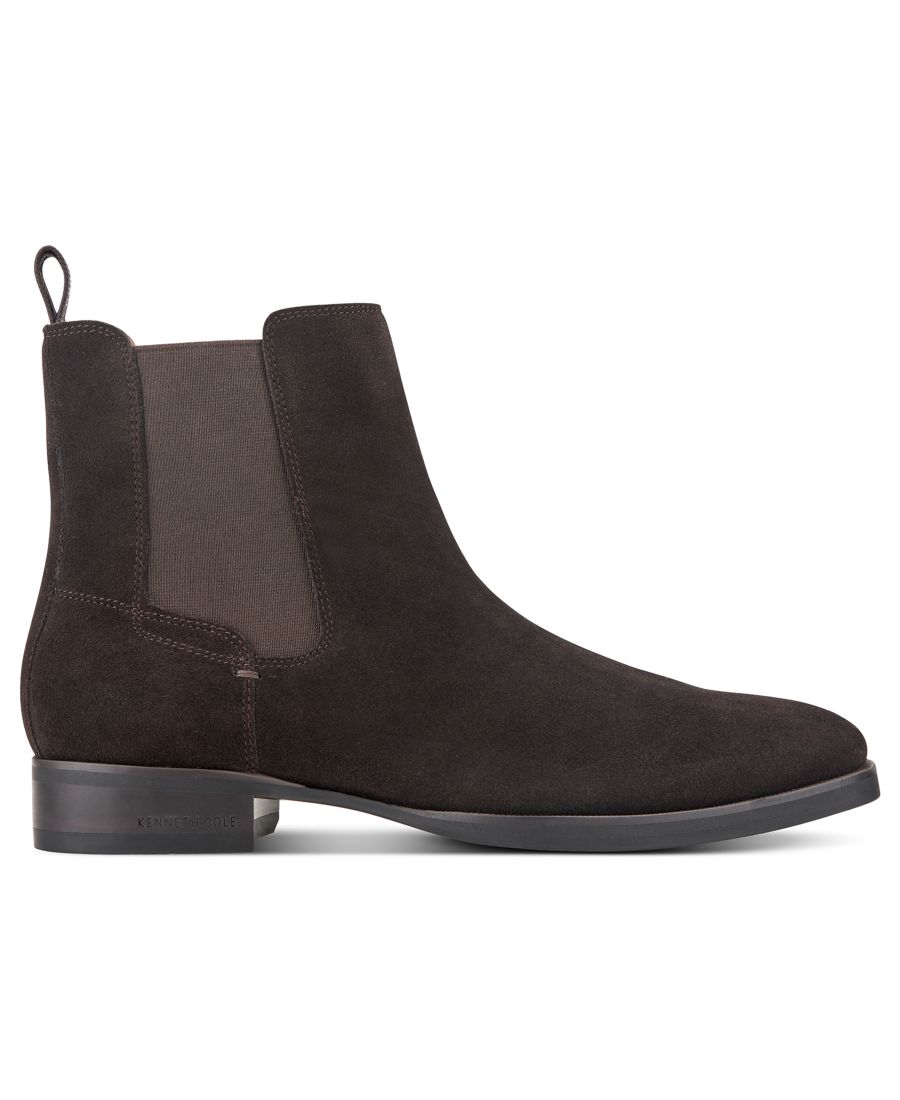Мужские повседневные ботинки Raymond без шнурков Kenneth Cole New York, Light Brown Suede — фото 2