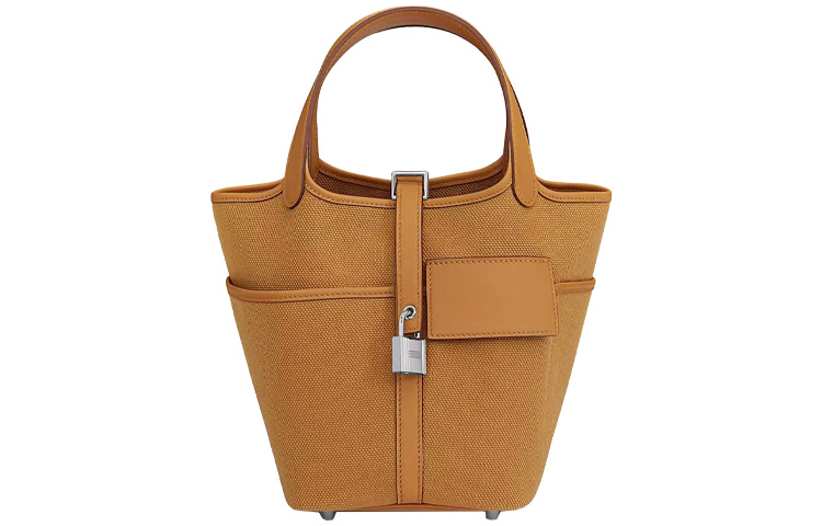 

Пикотин Лок Кожаная холщовая сумка, Женская сумка 18 HERMES