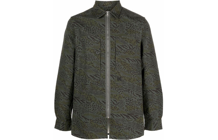 

Рубашка мужская зеленая Kenzo, зеленый