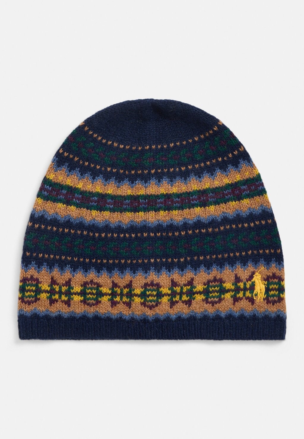 

Шапка FAIR ISLE WOOL-BLEND BEANIE Polo Ralph Lauren, темно-синий