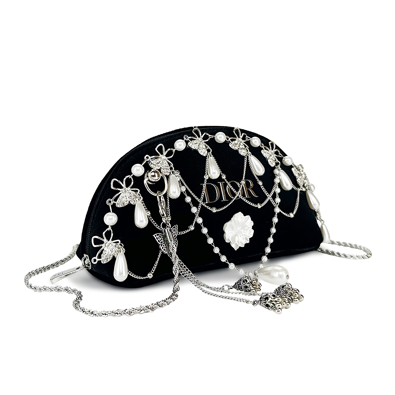 Косметичка Unisex DIOR, черный velvet-exclusive brand supply — фото 2