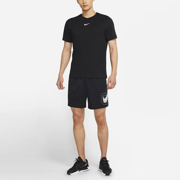 Шорты dri-fit printing pattern training casual shorts black Nike, черный — фото 3