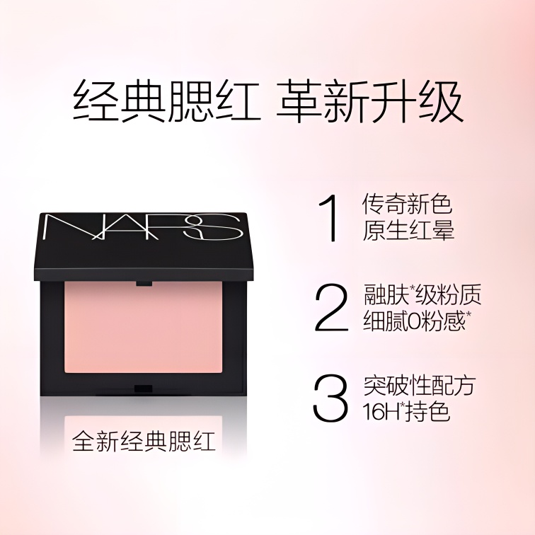 NARS Набор румян Butterfly Limited Big White Cake натуральный стойкий 9г+4,8г — фото 4