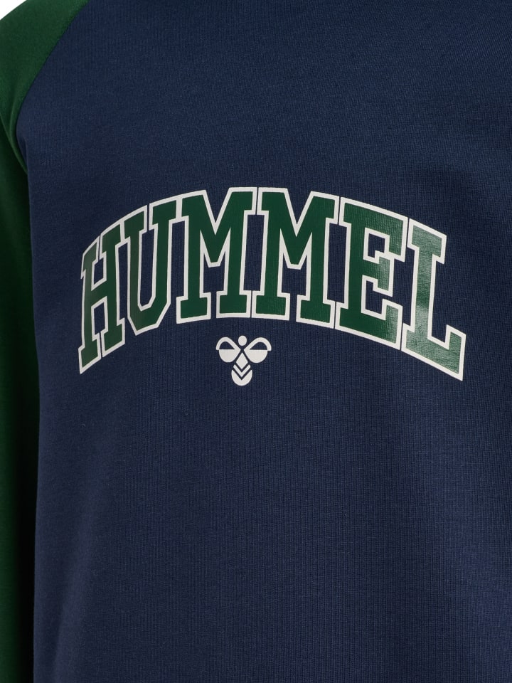 Hummel Детская толстовка Hmlessen в цвете DRESS BLUES — фото 3