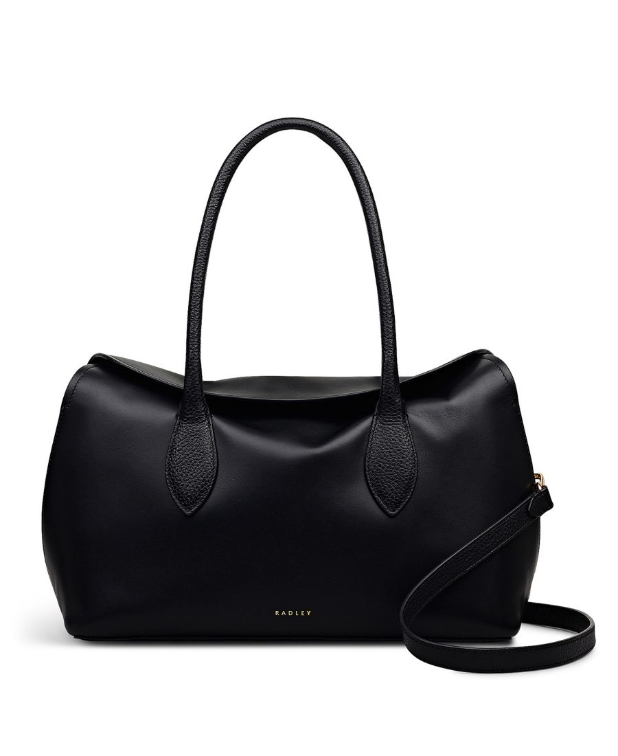 

Сумка-мешок среднего размера из гладкой кожи с застежкой-молнией "Ливерпуль Гарденс" Radley London, Black