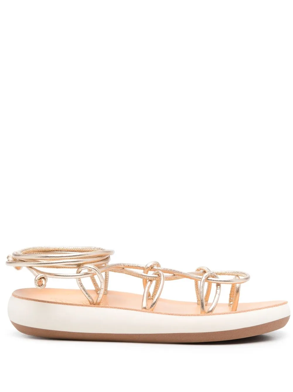 Сандалии со шнуровкой Ancient Greek Sandals, золотой