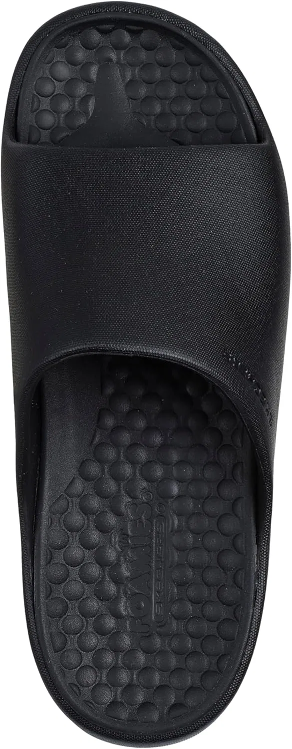 Мужские сандалии Skechers Foamies Precision Slide, Black — фото 3