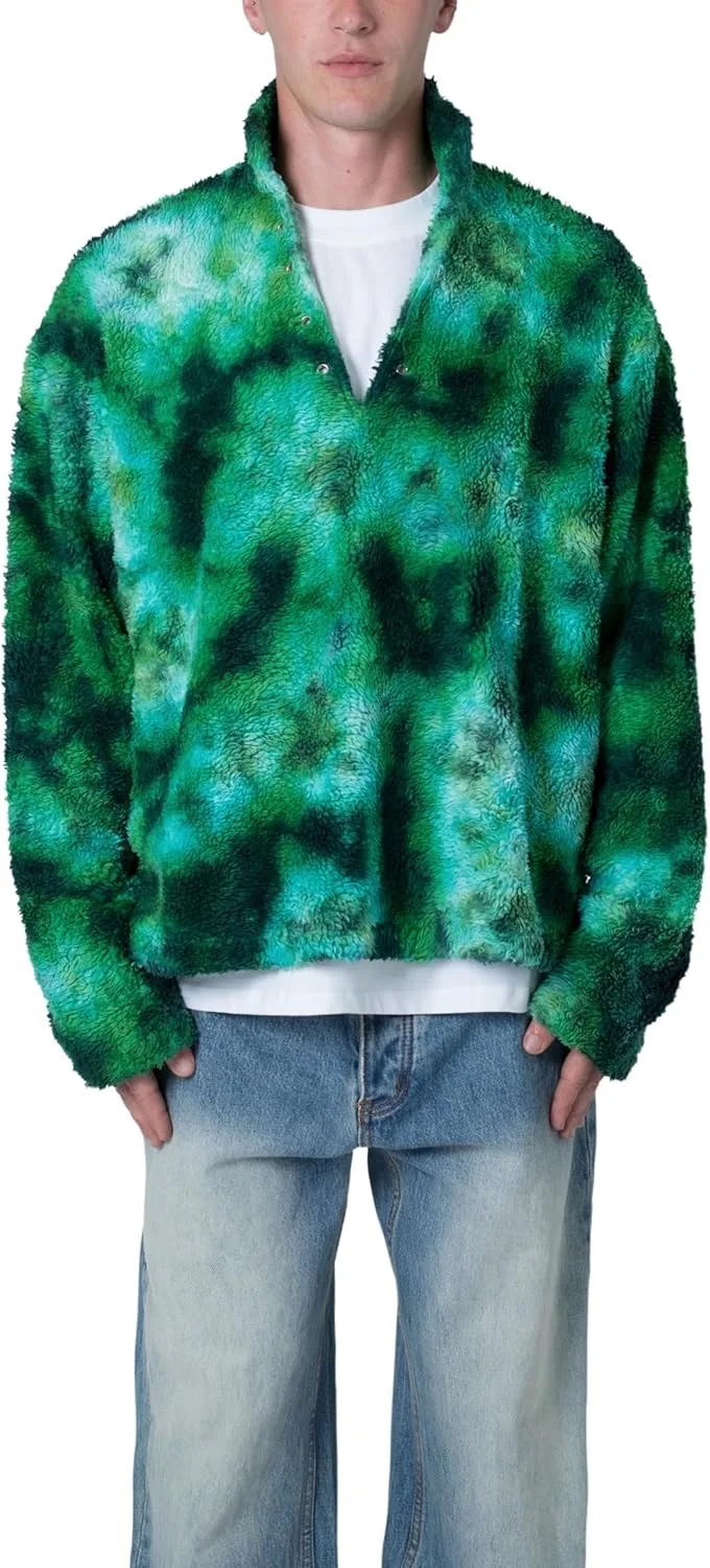 

Мужская толстовка Sherpa с принтом Tie Dye mnml