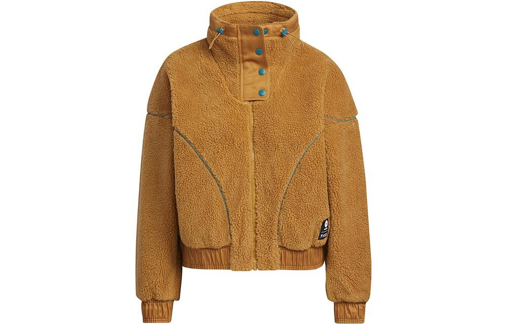 

Бархатная куртка женская рыже-желтый Adidas Neo