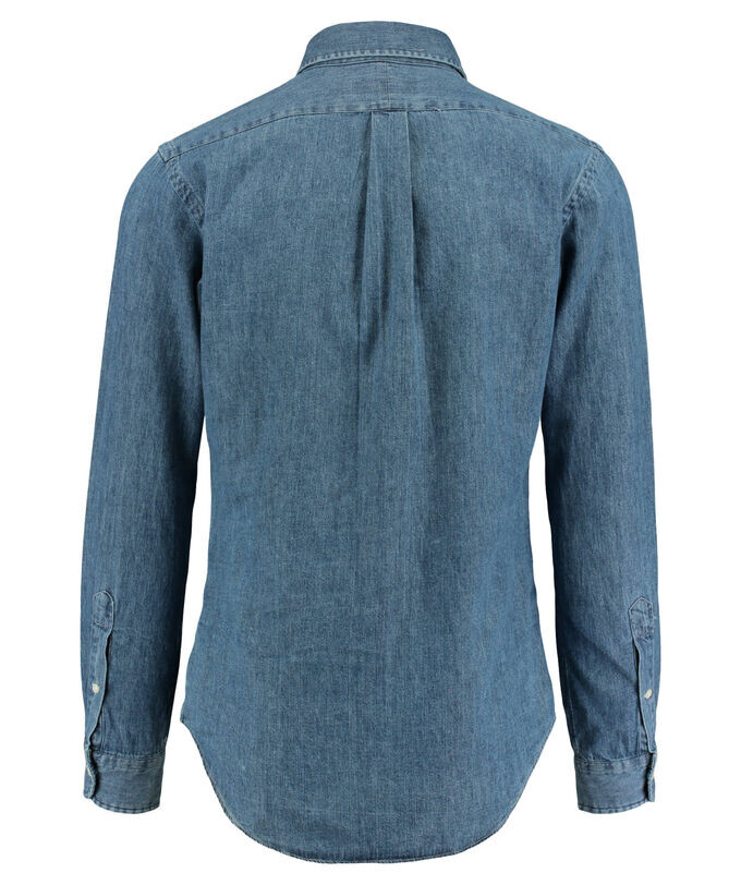 Рубашка "slim fit" с длинным рукавом Polo Ralph Lauren, синий — фото 2