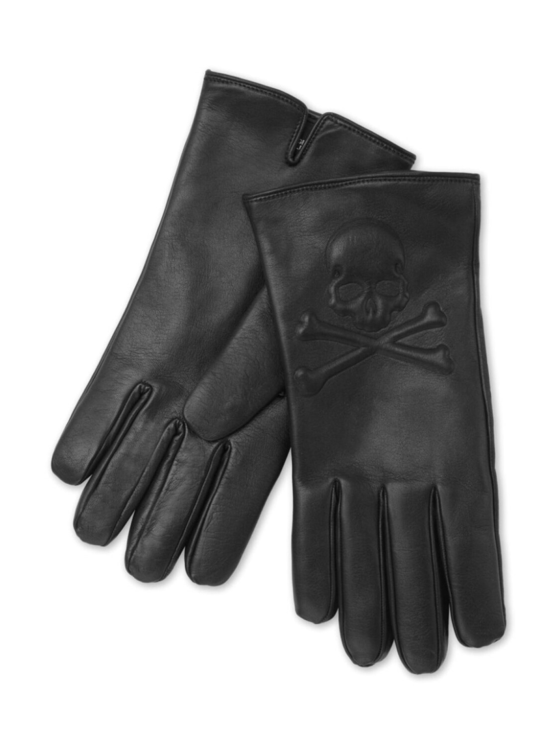 

Philipp Plein перчатки с нашивкой Skull, черный