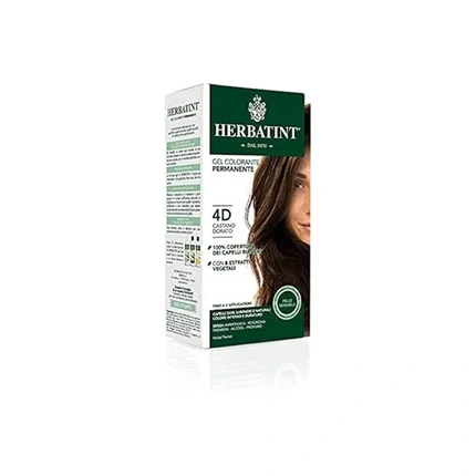 

Herbatint Permanent Color 4d Golden Chestnut Antica Erboristeria