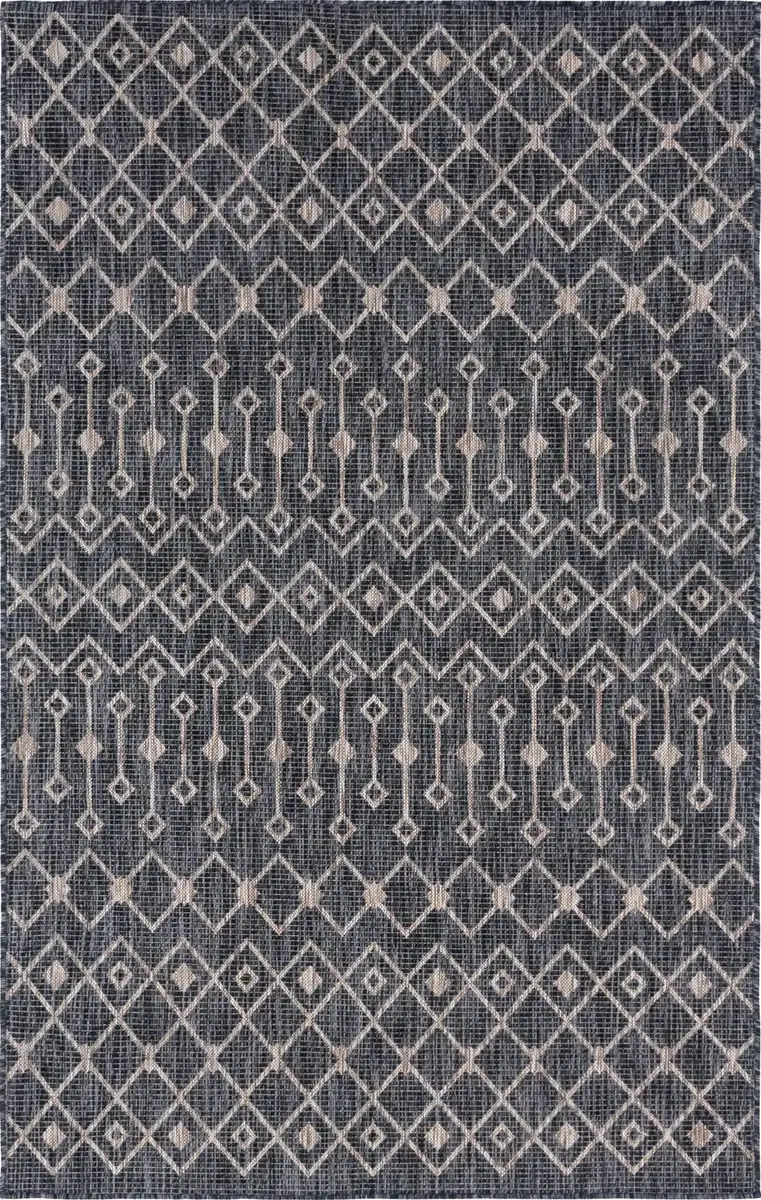 

Myflair Мебель и аксессуары Ковер "Outdoor Crosses" Myflair Möbel & Accessoires 99х160 см, черный/бежевый/серый