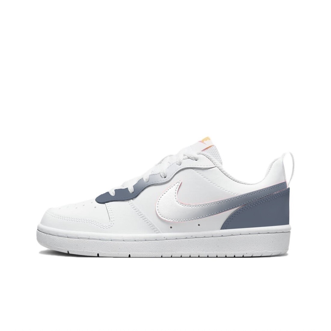 

Кроссовки Nike Court Borough Skateboarding Shoes Women's Low-top White/blue, белый/серый