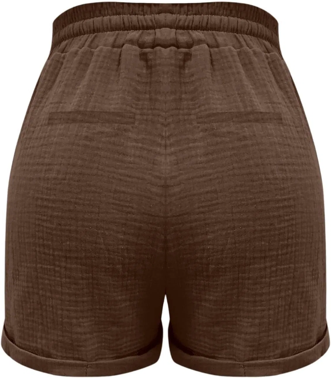 Спортивные шорты для женщин, бренд Generic, цвет 04 - Brown — фото 4