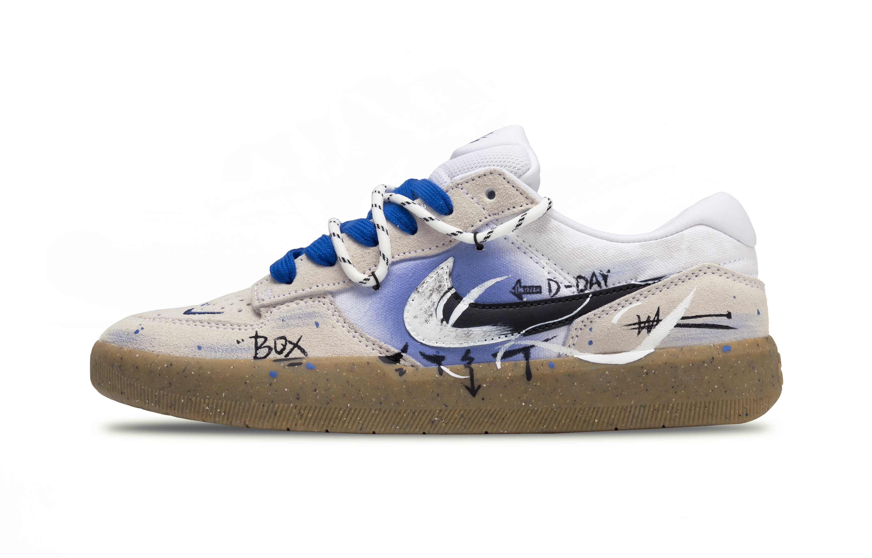 

Nike SB Force 58 Chronic Reaction. Противоскользящие, износостойкие, легкие, низкие кроссовки для скейтбординга. Синие