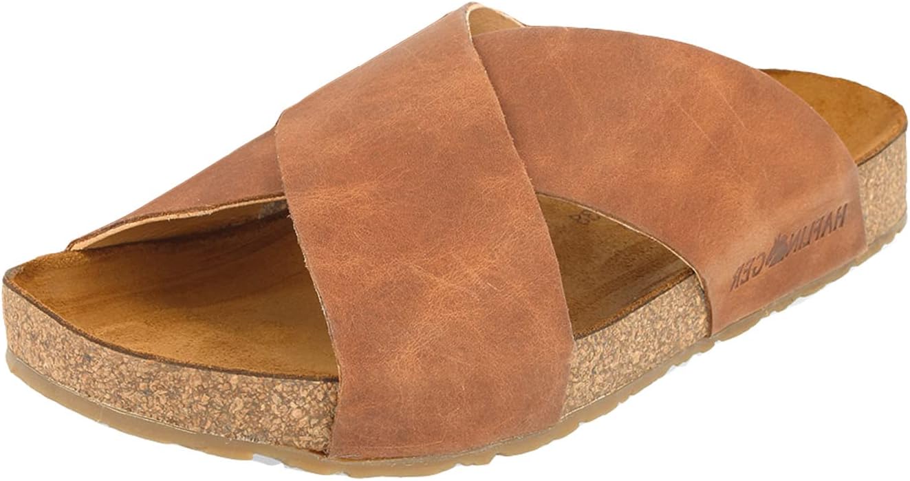 

Мужские кожаные мюли-клоги HAFLINGER 819412-0-5 Bio Mio, коричневый