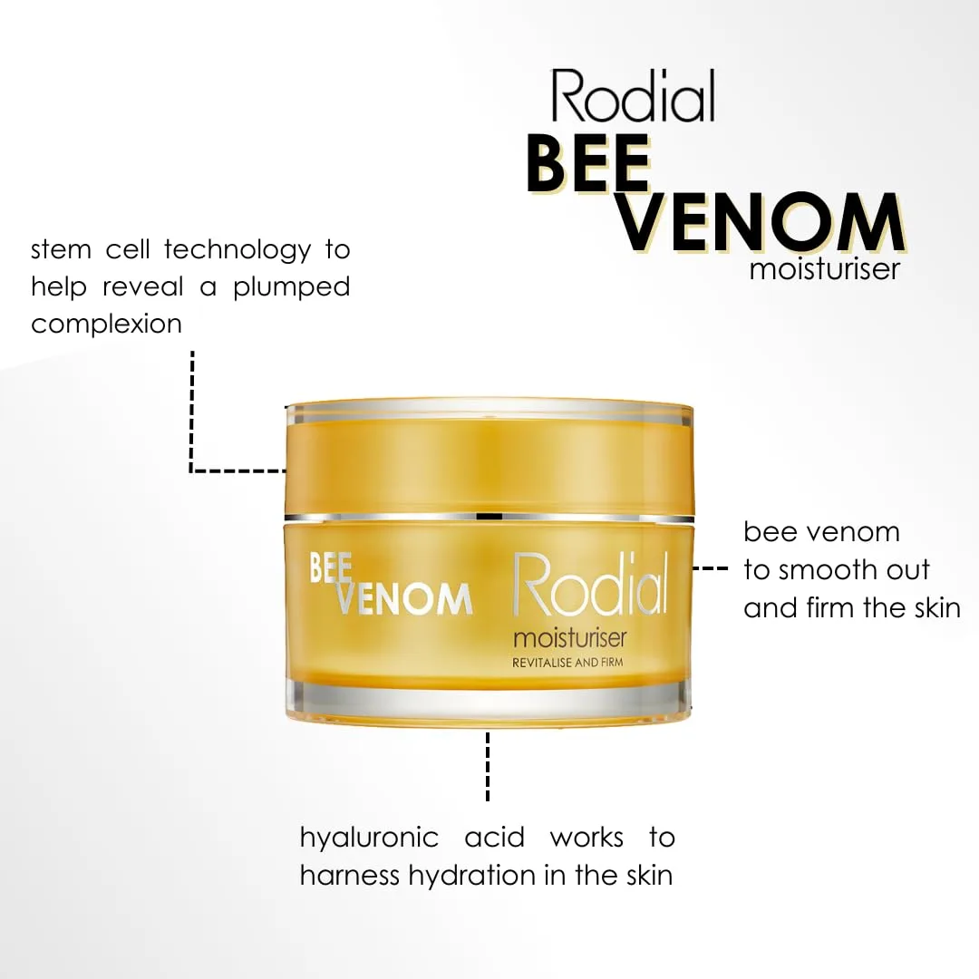 Увлажняющий крем для лица Rodial Bee Venom 50 мл - антивозрастной крем с Juvinity для упругости, сияния и увлажнения — фото 3