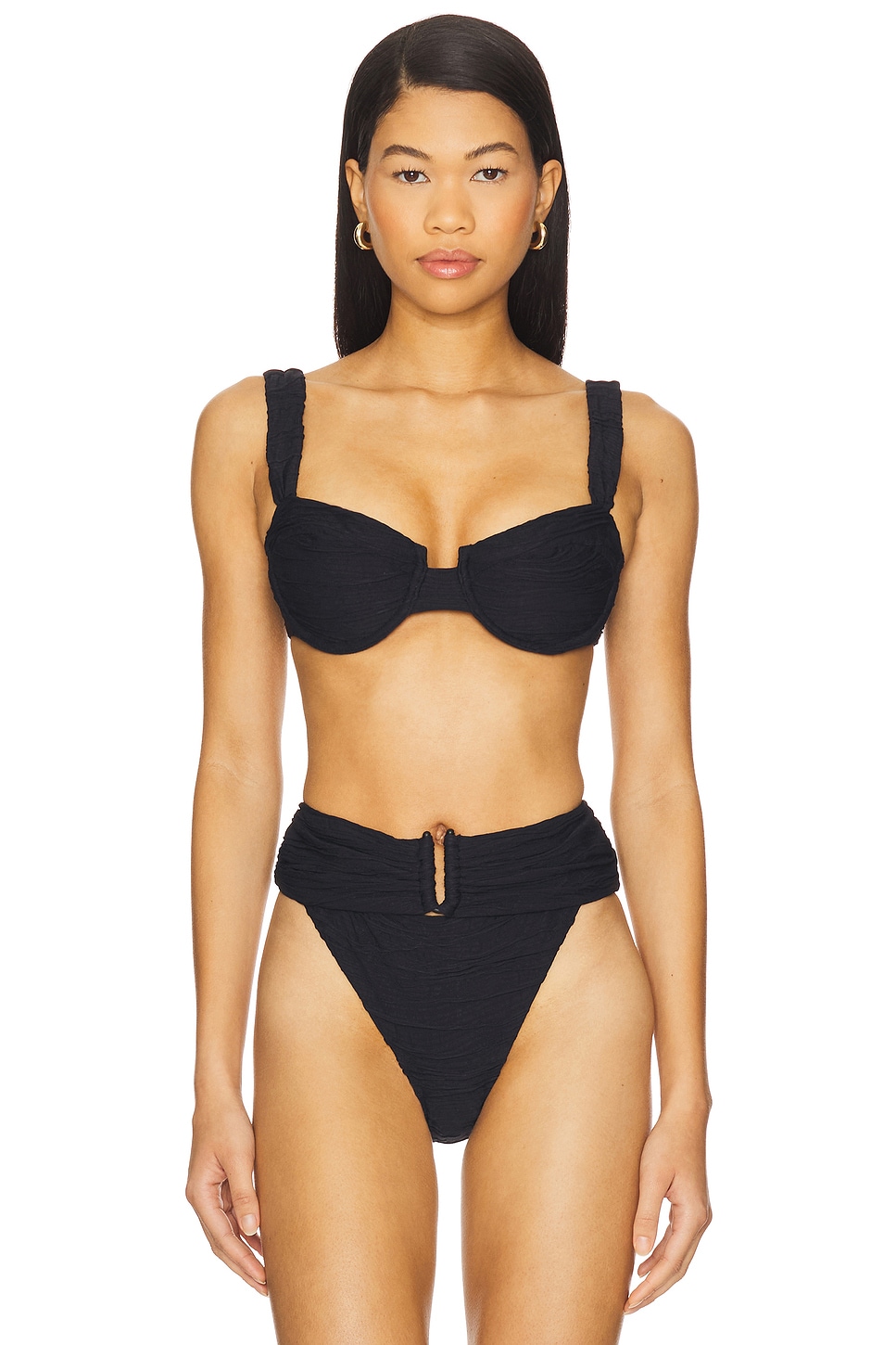 

Топ бикини Wynn Devon Windsor, black crinkle