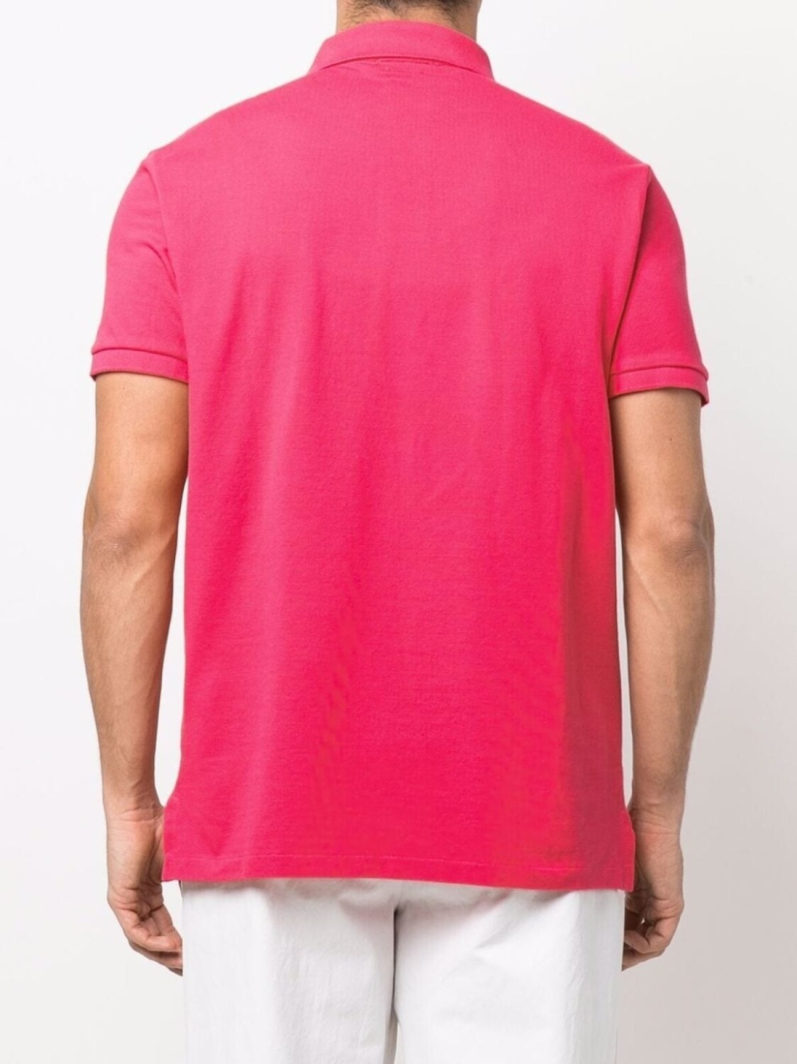 Polo Ralph Lauren рубашка поло с вышивкой, розовый — фото 4