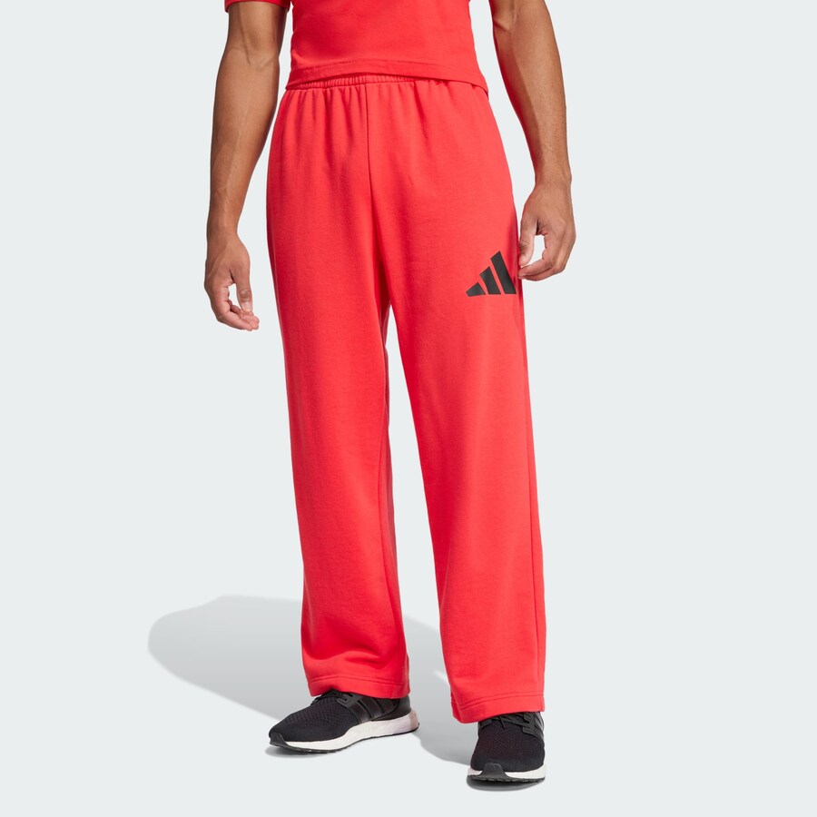 Тренировочные брюки свободного кроя ADIDAS SPORTSWEAR Essentials, красный — фото 2
