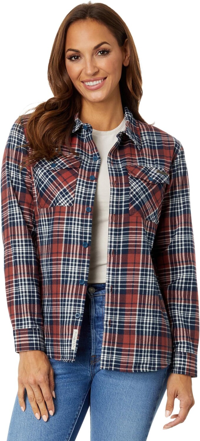 

Рубашка Salty Crew Long Haul Flannel, цвет Spiced