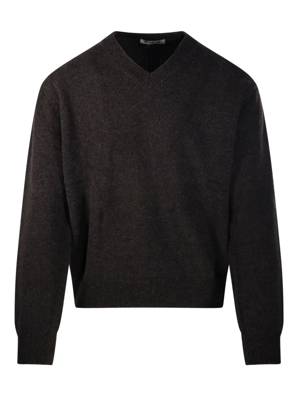 

Джемпер с V-образным вырезом и длинными рукавами Coor, коричневый