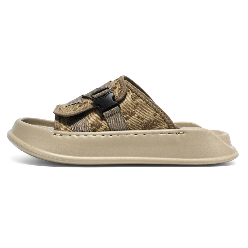 

Colorful Creations Тихие быстросохнущие шлепанцы мужские хаки, цвет Khaki