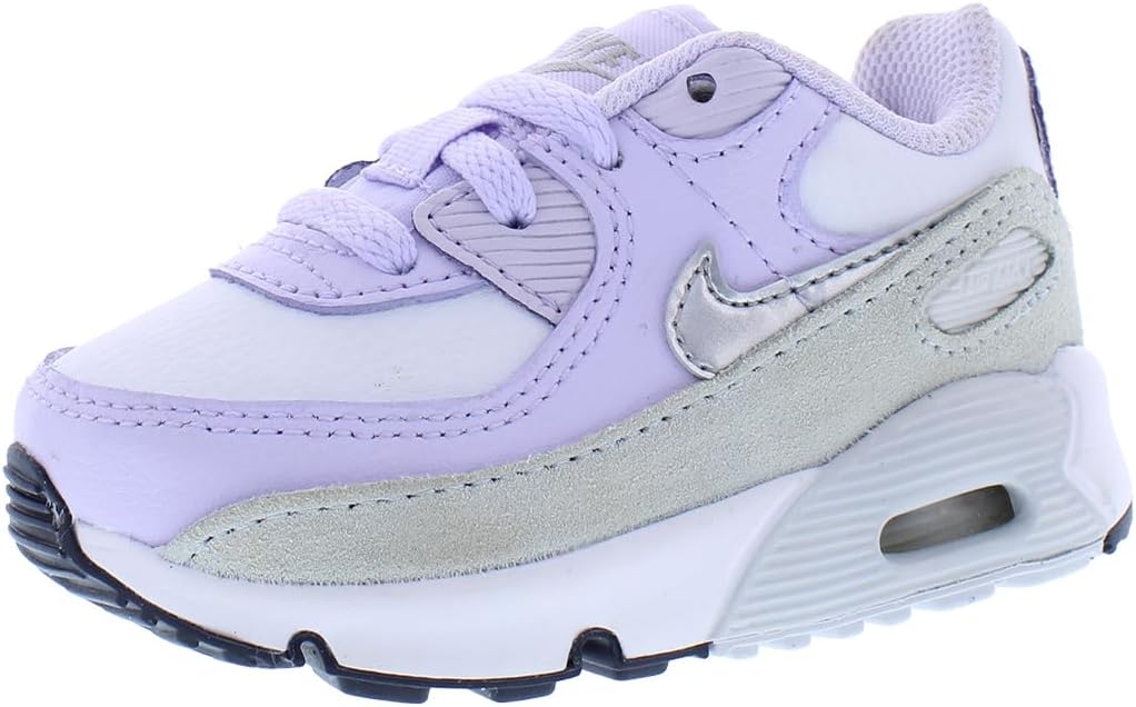 

Кроссовки Nike Air Max 90 LTR для мальчиков, белый/фиолетовый