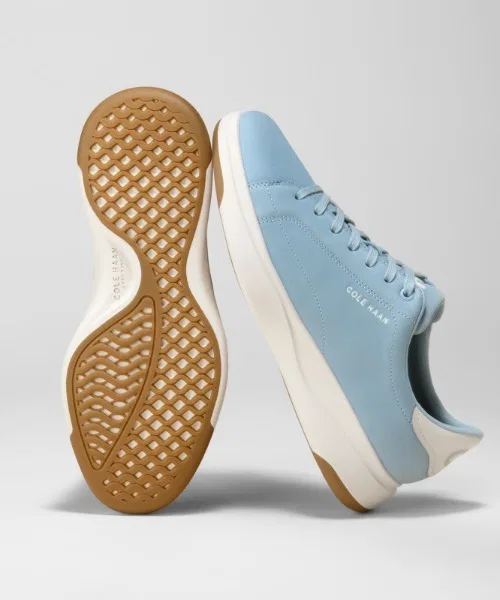Мужские кожаные кроссовки Cole Haan GrandPro Tennis 2.0 тёмно-синие — фото 2
