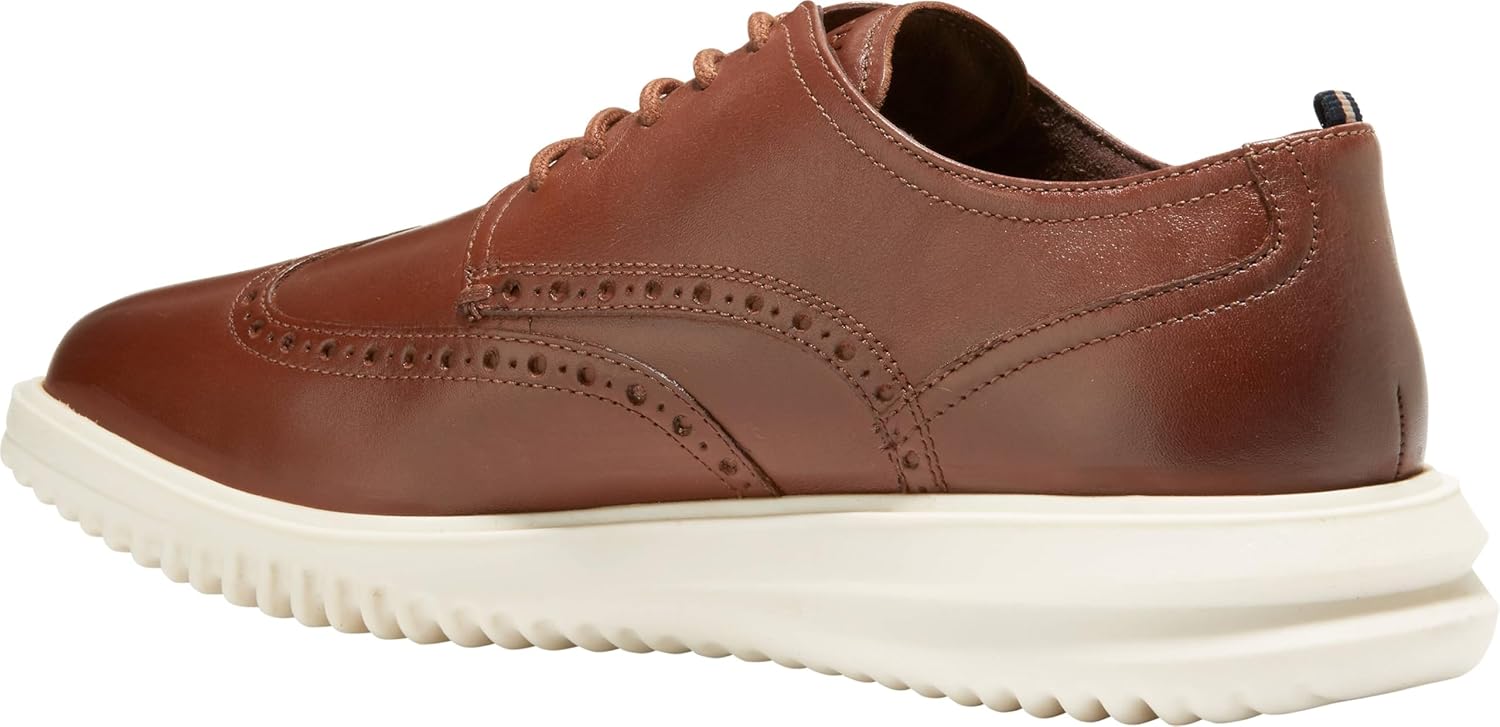 Мужские оксфорды Cole Haan Great Jones с крыльями, бежевый/слоновая кость — фото 3