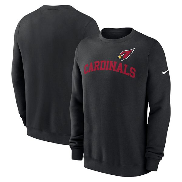 

Мужской черный свитшот arizona cardinals club pullover Nike