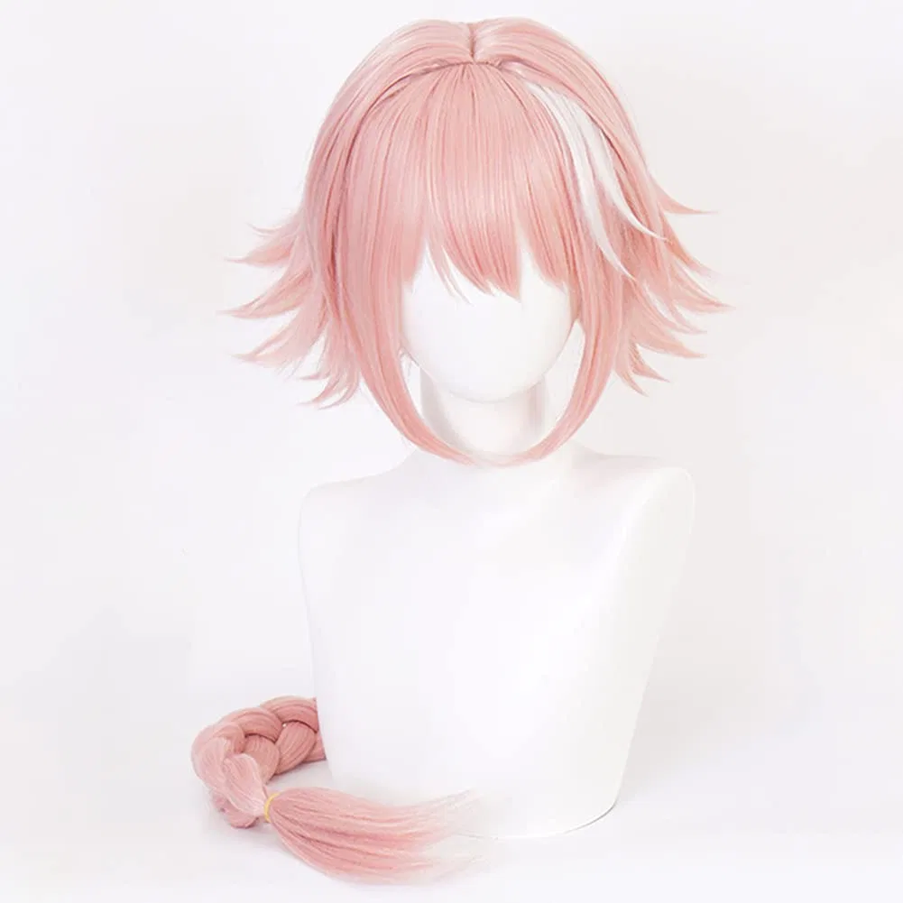 Парик HIROAKIYA Rider Astolfo Cosplay, Fate Rider Astolfo с шапочкой Hiroakiya, Rider Astolfo — фото 2