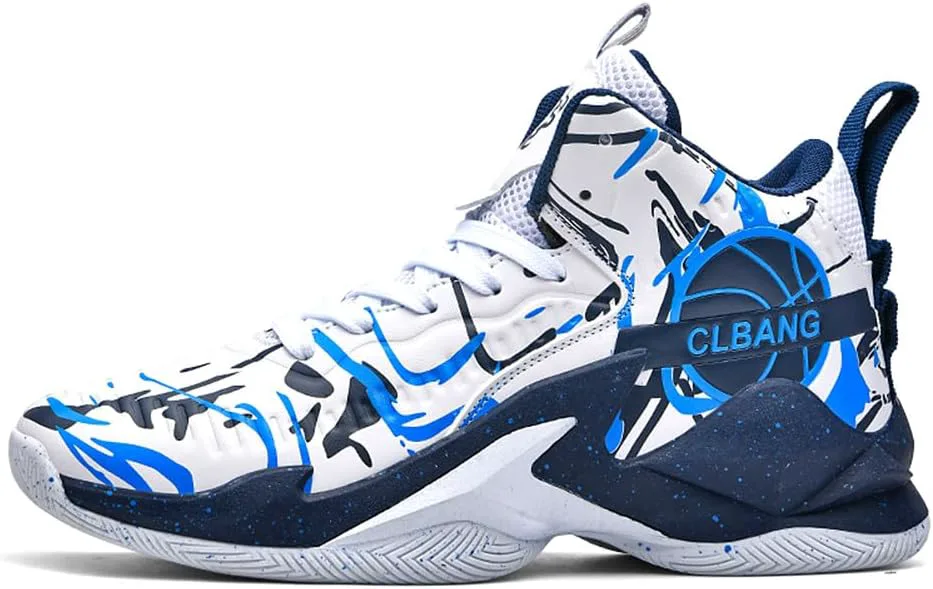 

Мужские и женские дышащие баскетбольные кроссовки MAUGELY, студенческие спортивные повседневные уличные нескользящие кроссовки для пары, белый