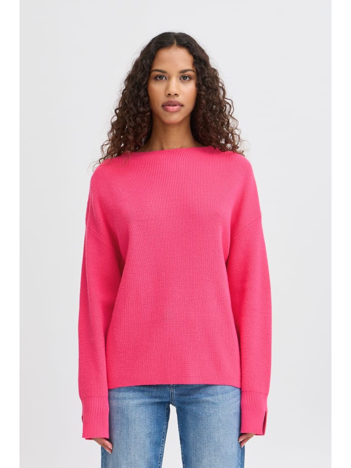 

Пуловер ICHI Rollkragenpullover, розовый