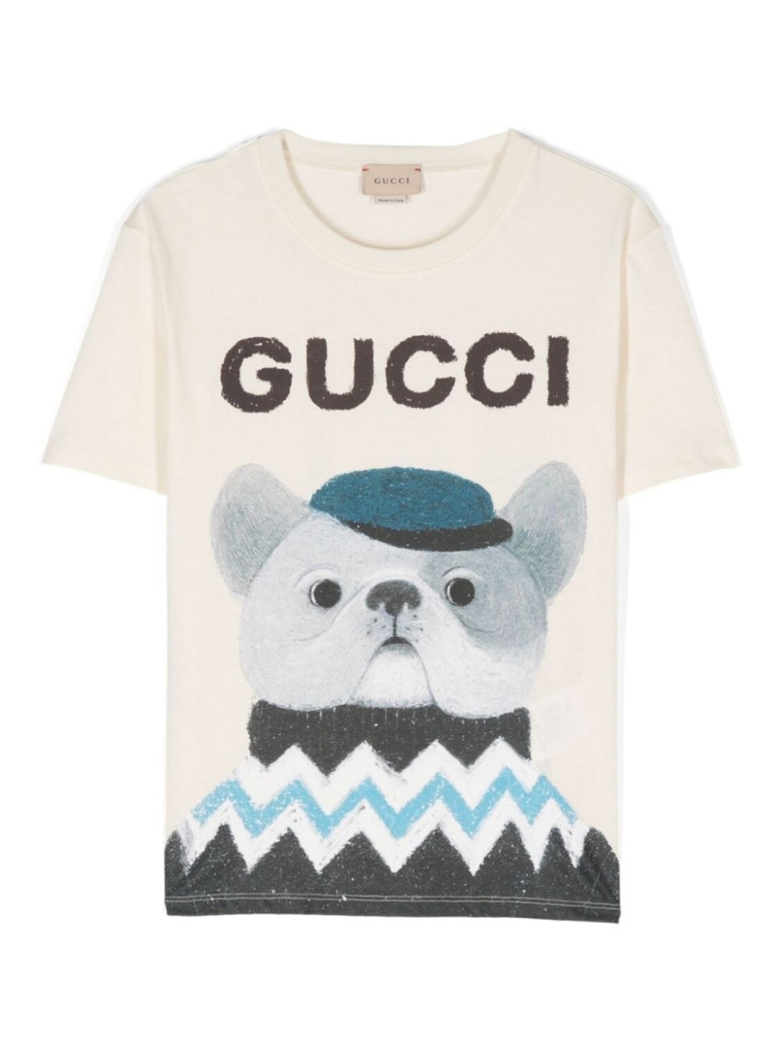 

Gucci Kids футболка из хлопка с принтом, белый