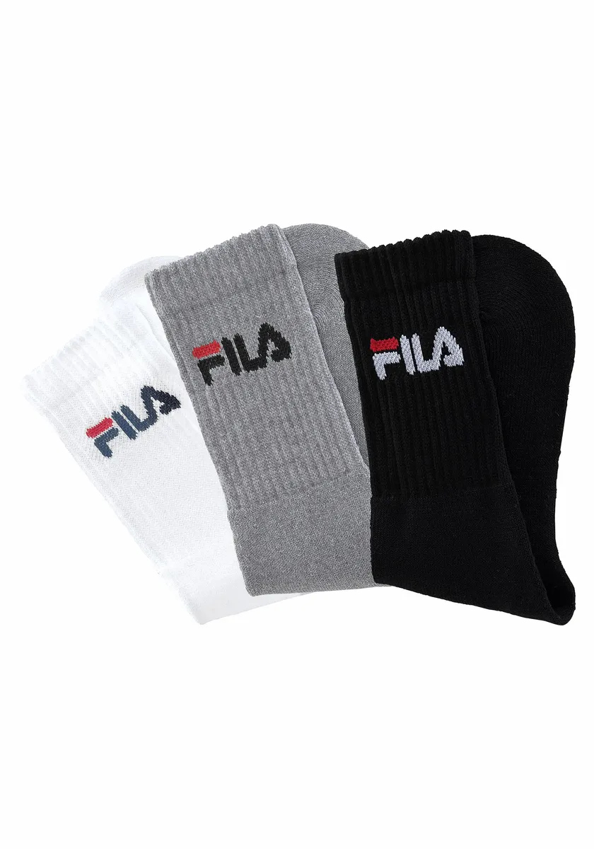 

Теннисные носки Fila (3 пары) с усиленными зонами нагрузки, белый