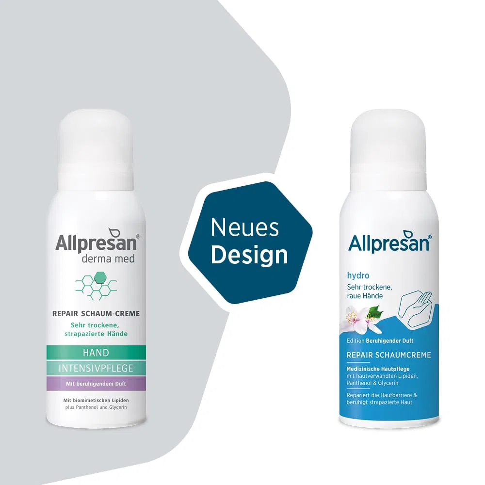 Интенсивный крем-пена для рук Allpresan Derma med Repair Foam Cream, 100 мл Allpresan — фото 2