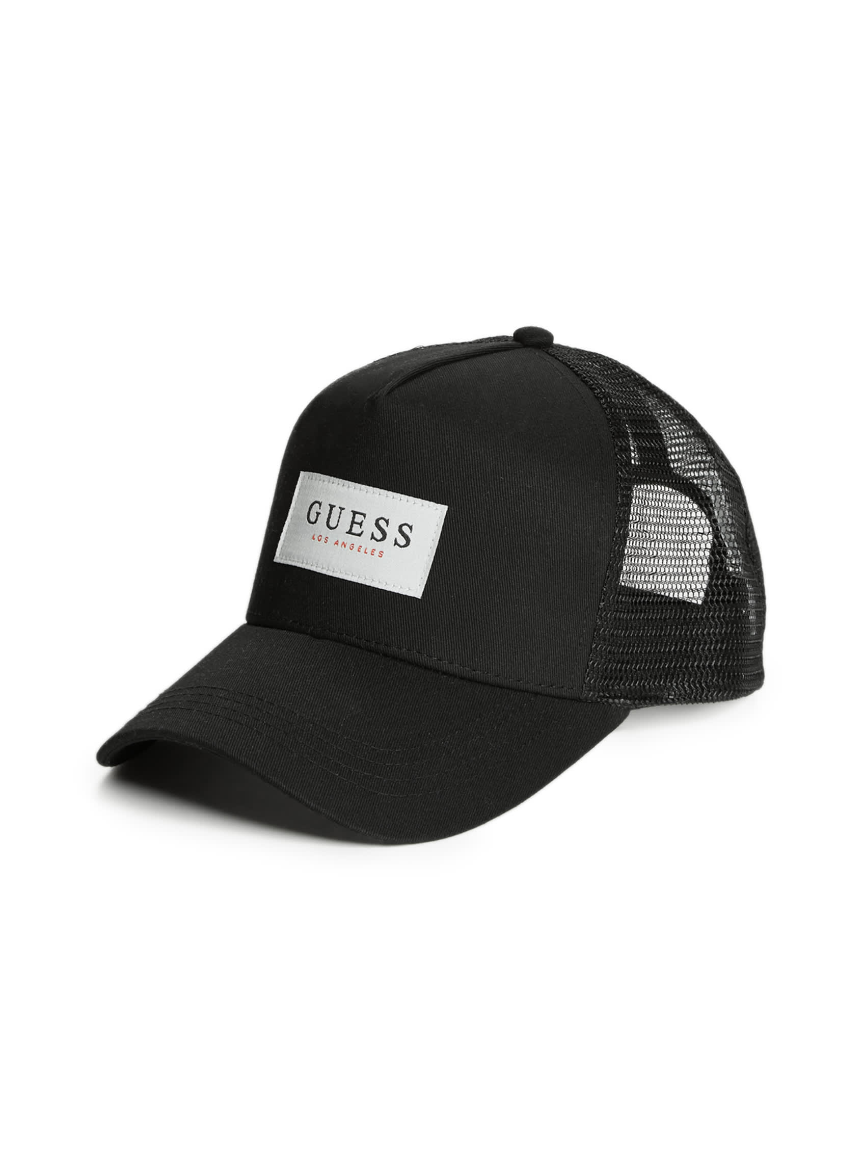 

Бейсболка с сетчатым логотипом Guess Factory, черный