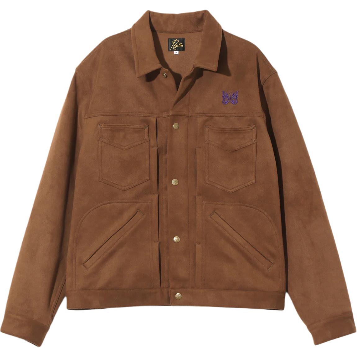 

Needles Куртка унисекс, коричневые, с лацканами, средней толщины, другие