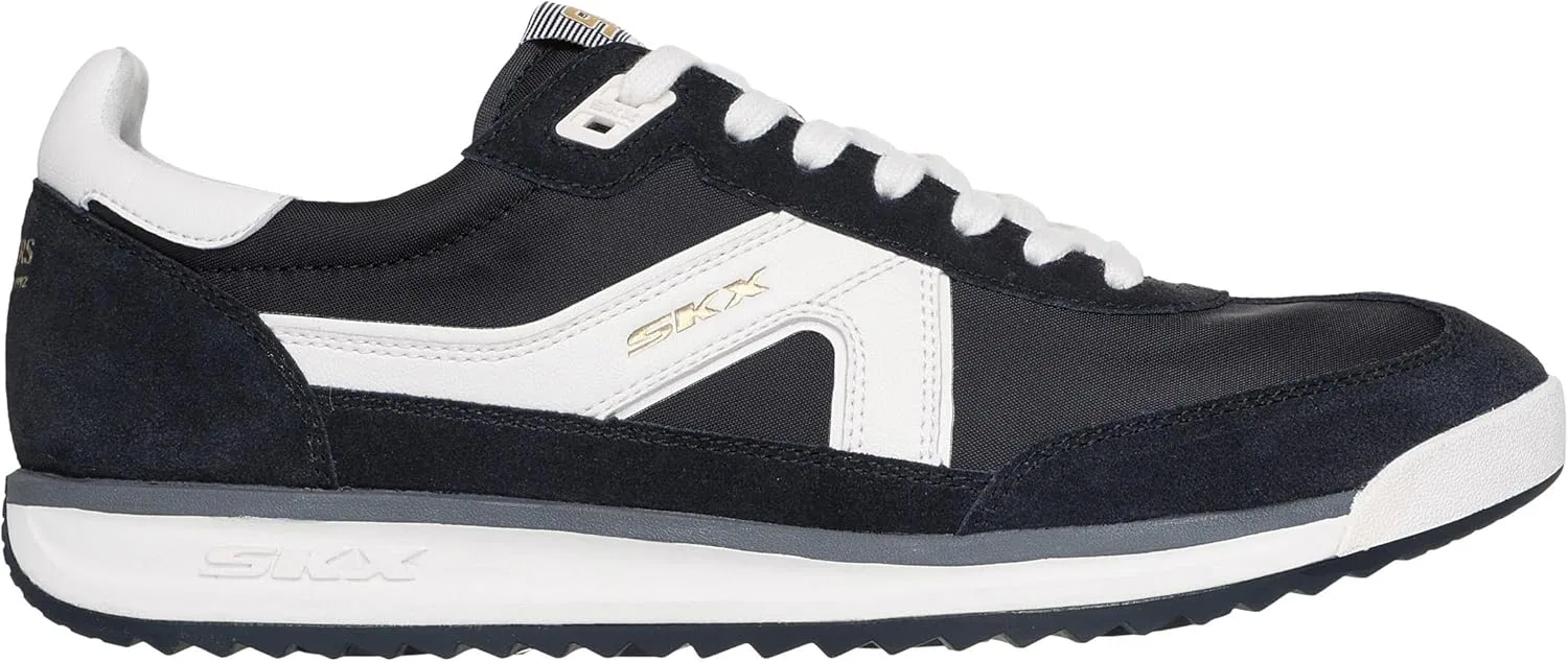 Мужские кроссовки Skechers SKX 92 Spective, Black Leather White Textile Pu — фото 4