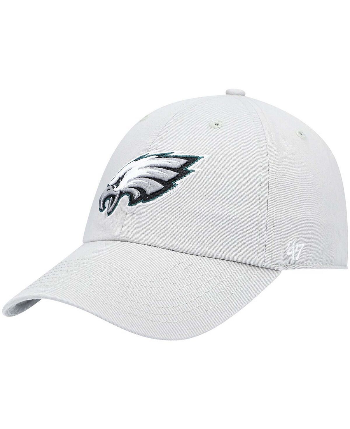 

Мужская серая регулируемая кепка Philadelphia Eagles Clean Up '47 Brand