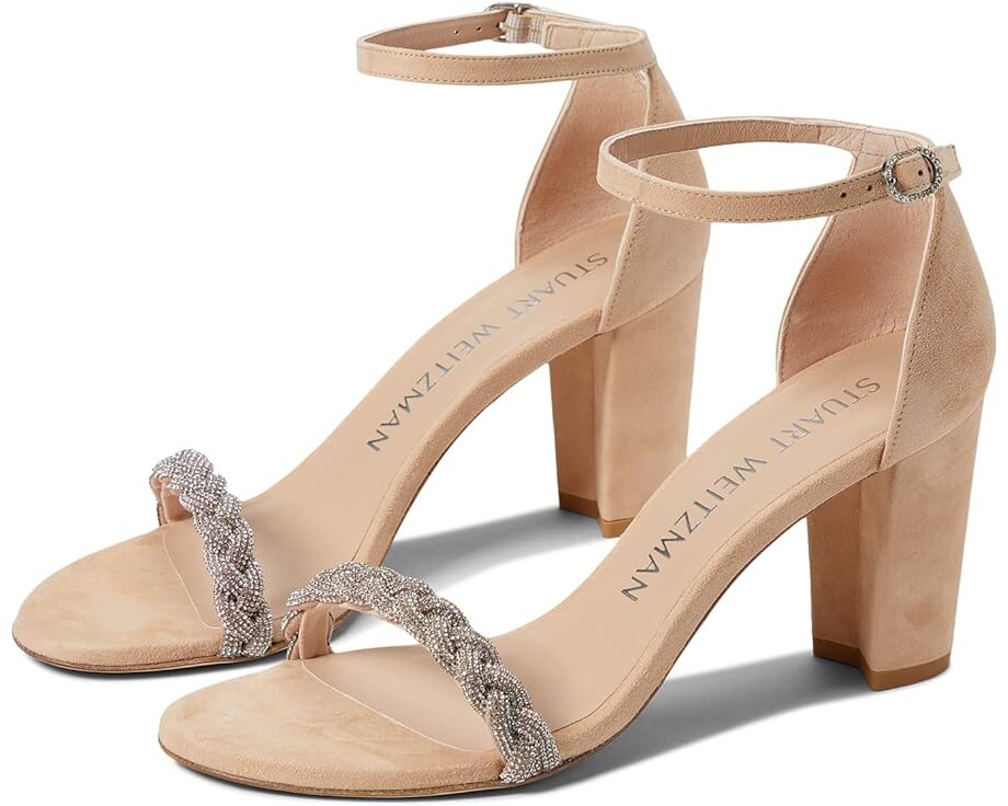 

Туфли Stuart Weitzman Nearlynude Highshine Sandal, цвет Adobe