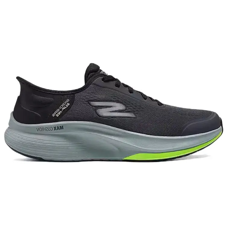 Кроссовки Skechers WOMEN"S GO WALK Lifestyle Shoes Men Low-top Charcoal/black, черный — фото 2